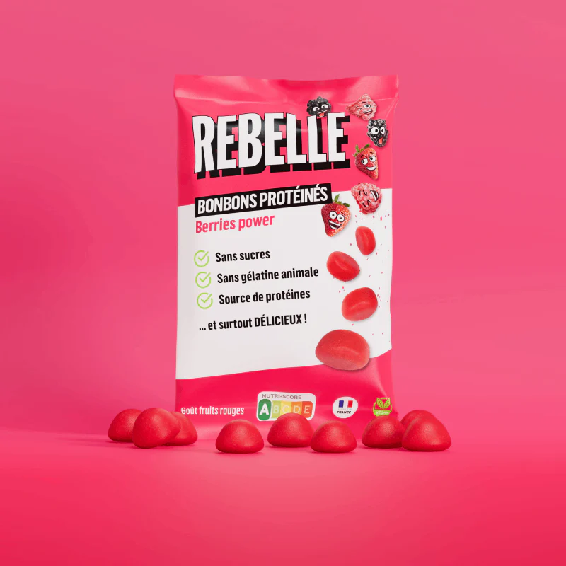 Bonbons protéinés fruits rouges - Image 2